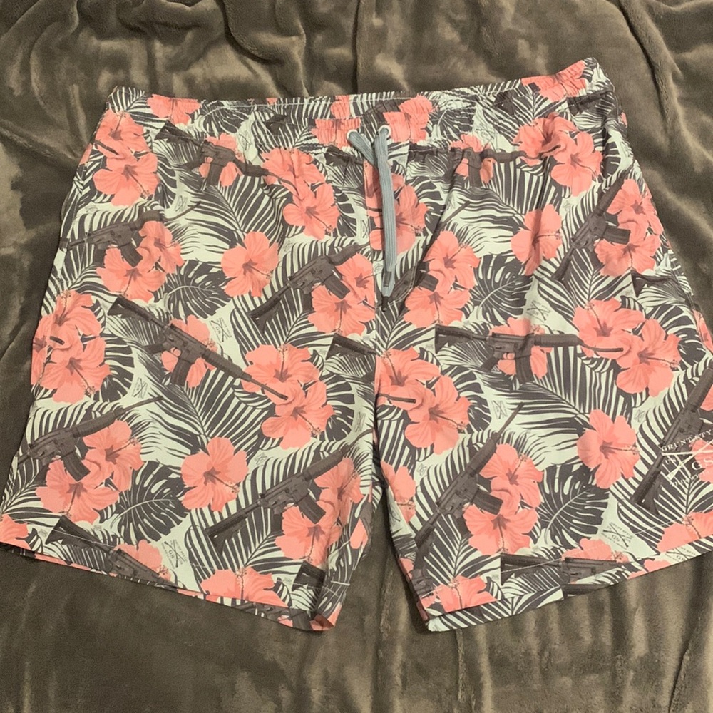 Grunt style men’s swim trunks